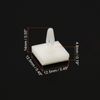 PATIKIL Adhesive Standoff, 30 Pcs Reverse Mount Insulation Bracket Isolation Column PCB Spacer 0.19" Supporting Height for PCB PC Board Support, White