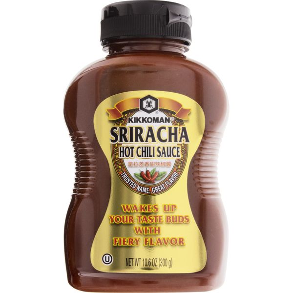 Kikkoman Sauce Chili Hot Sriracha, 10.6 oz