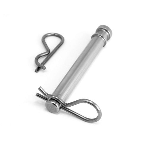 LFPartS 5/8 Inches Diameter Stainless Steel Trailer Hitch Pin Keeper Grip Clip Kit (Will Fit 2.5" receivers)