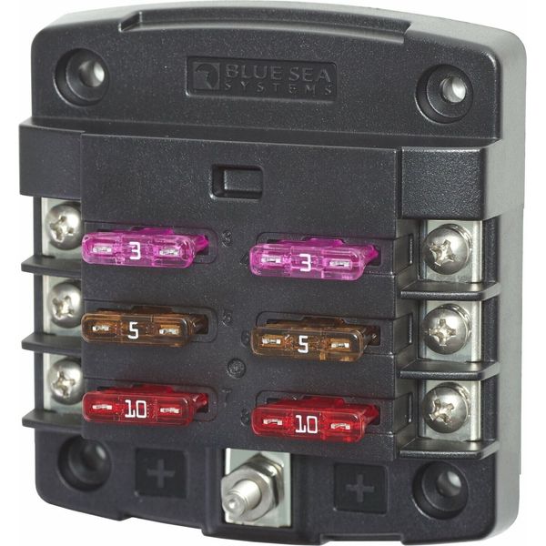 Blue Sea Systems ST Blade 6-Circuit Fuse Block