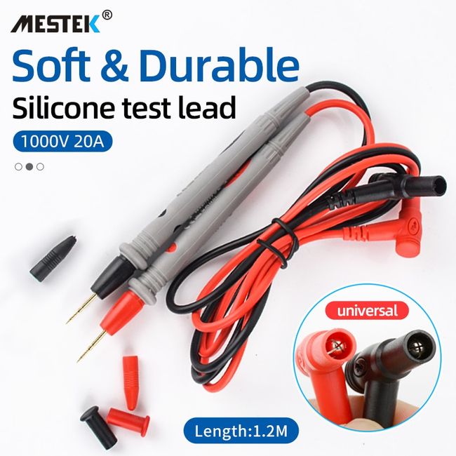 Test Leads : Alligator clips and Silicone Test Leads