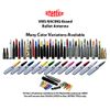 VMS Racing 50 Cal Caliber White Bullet Antenna with Black Rings Heavy Gauge CNC Machined Billet Aluminum Short Compatible with Chevy Silverado 1500 2500 3500 07-20