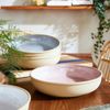 Portmeirion Minerals Rose Quartz Pasta Plate 22 cm