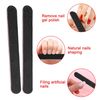 10x DOUBLE SIDED SENSASHES NAIL EMERY BOARD STRAIGHT NAIL FILE KIT SET