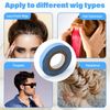EHDIS Hair Extension Tapes with Plastic Scraper, Double Sided Hair Tape for Hair Extensions Lace Wig Hairpiece Toupee Hair Weft, 8mm x 3yards