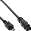 InLine FireWire auf FireWire-Kabel, 1,8 m, Schwarz, 2 Stück