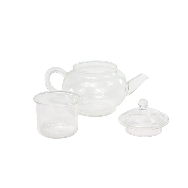 Clear Glass Teapot with Glas Infuser - 400ml