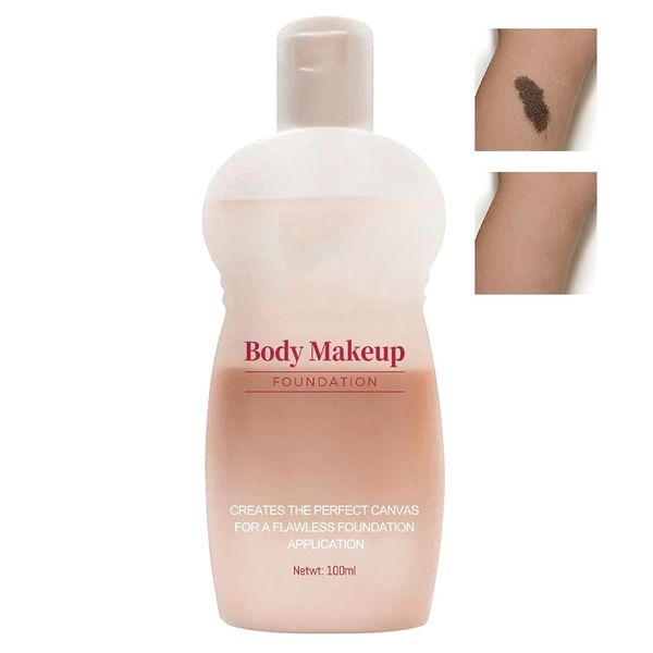 KOAHDE Wasserdichter Make up Haut Concealer,Tattoo Abdeckung Creme,Tattoo Foundation Wasserfest,Körper-Concealer Wasserfest,Body Makeup Foundation Wasserfest,Körper-Concealer für Tattoos,100ML,1PC