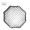 AMBITFUL Octagonal Softbox 55 cm Grid for Bowen Mount, Black, Nylon, Velcro Straps