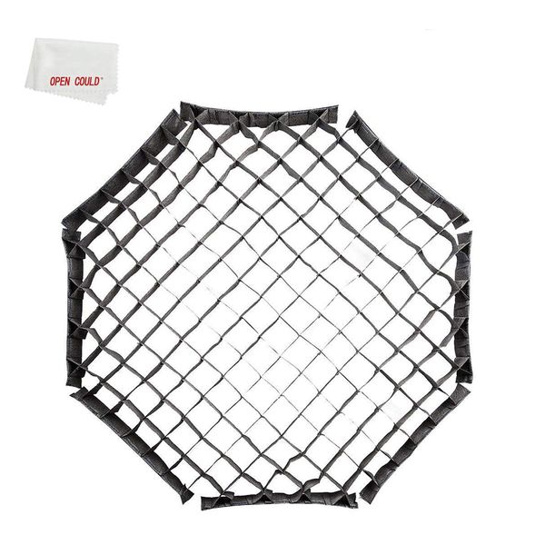 AMBITFUL Octagonal Softbox 55 cm Grid for Bowen Mount, Black, Nylon, Velcro Straps
