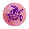 Pink Sea Turtle Cell Phone Button Holder Pop Out Back Knobs PopSockets PopGrip: Swappable Grip for Phones & Tablets