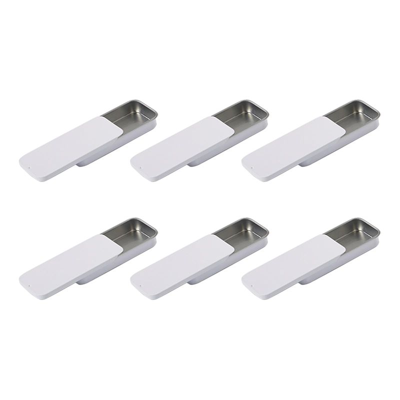 Toolzia 6Piece Portable Toothpicks Holder, Empty 8*3.3*1.3cm Reusable ...