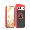 XINYEXIN Compatible with Google Pixel 9 Pro/Pixel 9 Case with Ring Holder, PC +TPU Shockproof Bumper Case Protective Cover - Red