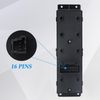 WUANGKI Power Master Window Switch | Front Left Driver Side | Compatible with 2011-2017 Hyundai Accent | Replace OE 93570-1R111 | 16 Pins Window Switch Button