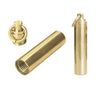 ayamaya Pill Case [2 Pack], Solid Brass Waterproof Pill Fob Holder with Key Ring Plus 3 Spare O-Ring Small Medicine Holder Container Box Portable EDC Tool for Keychain Outdoor Travel Survival