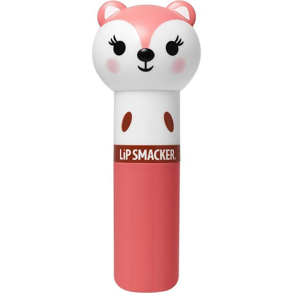 Lip Smacker Lippy Pals Fox, Flavoured Lip Balm for Kids Inspired by Animals, Moisturizing and Smoothing to Refresh your Lips, Foxy Apple Flavour