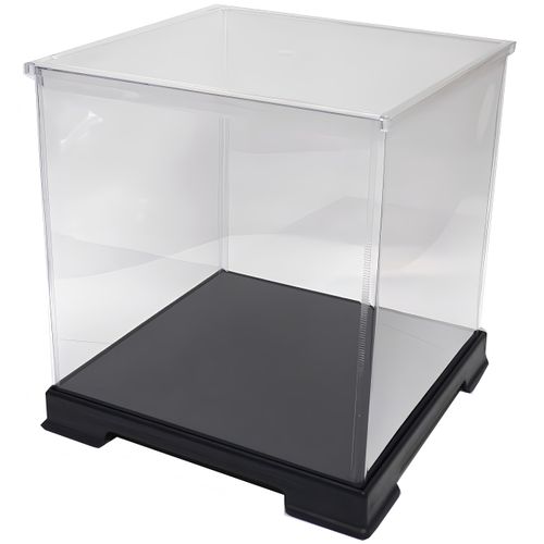 かしばこ商店 透明フィギュアケース 内寸 横幅26.8×奥行26.8×高さ25.8cm 272727