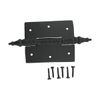Black Door Butt Hinges Victorian Steeple Tip Rust Resistant Cabinet Hinge 2 Pack