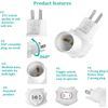 Listed Plug-In Light Socket - Durable 60W Socket with Adjustable Positioning