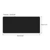 24"x12" Desk Mat Protector PVC Non-Slip Mouse Pad Mat Black