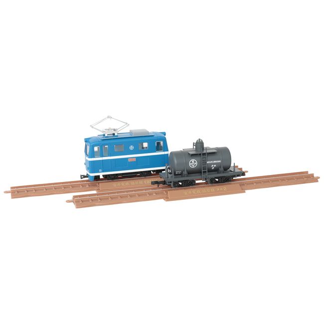 Railway Collection Railway Collection Narrow Gauge 80 Nekoya Line Direct Use Electric Locomotive + Tank Freight Car Set of 2 Diorama Supplies (Manufacturer's First Press Limited Product)