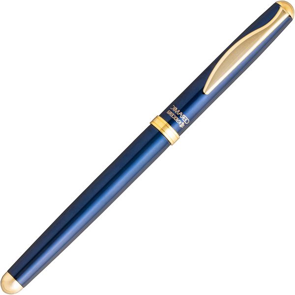 Kyocera Ballpoint Pen Water Based Tip Ceramic Ball Gift Slim Blue KCB-15 BU