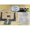 Pair ProSource Stainless Steel Hinge w/ 1/2'' Offset Black  1251024