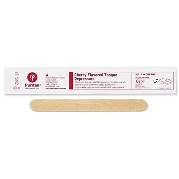 Puritan Tongue Depressor 5-1/2 Inch Length Wood, Box of 50 - 710 CHERRY