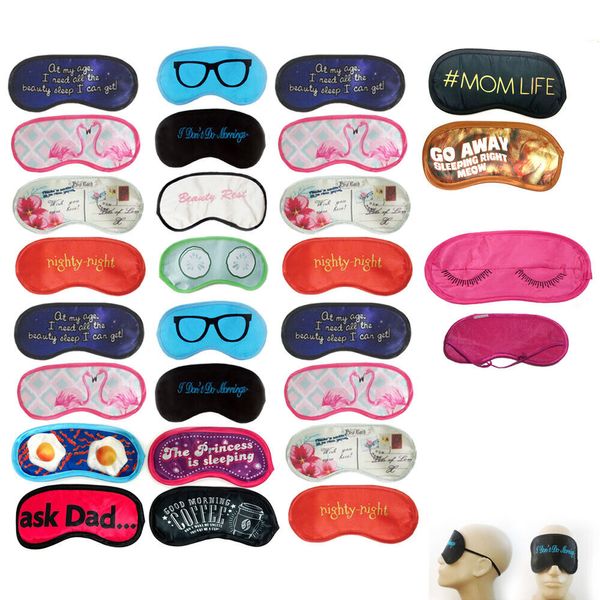 12Pc Eye Mask Beauty Sleep Satin Light Blocker Sensual Blindfold Day Night Relax