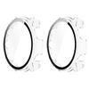 GMUJIAO [2 Pack Hard Protective Case for Garmin Forerunner 965,Full Screen Coverage Protective Case Cover,Screen Protector Built-in Tempered Glass[Anti-Scratch]-Transparent