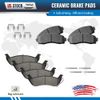 Front & Rear Ceramic Brake Pads w/ Hardware For 2010 2011 FORD RANGER All Models