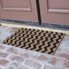 Rubber-Cal "Modern Lattice" - Contemporary Coir Mat