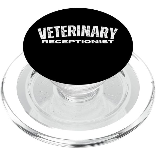 Veterinary Receptionist Vet Tech Fun Veterinarian Assistant PopSockets PopGrip for MagSafe