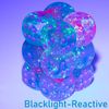 Nebula 16 mm D6 Wisteria/White Luminary Dice Block (12 Thickness)