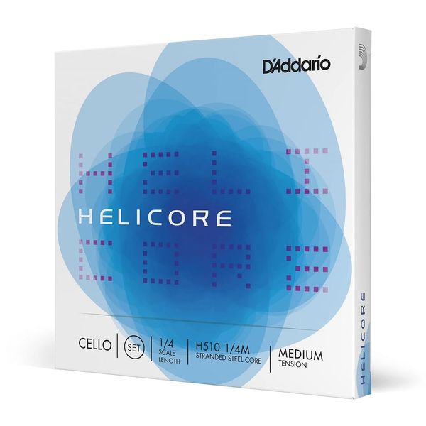 D'Addario Helicore 1/4 Scale Medium Tension Cello String Set