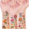 allydrew Waterproof Temporary Tattoos for Children, 20 sheets, Mermaids