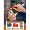 Eventronic 38+4 Lock Picking Kit, [Updated Version] 38-Piece Lock Pick Set with 4 Transparent Training Locks and Zip Case for Lockpicking, E-Guides for Beginner and Pro Locksmiths