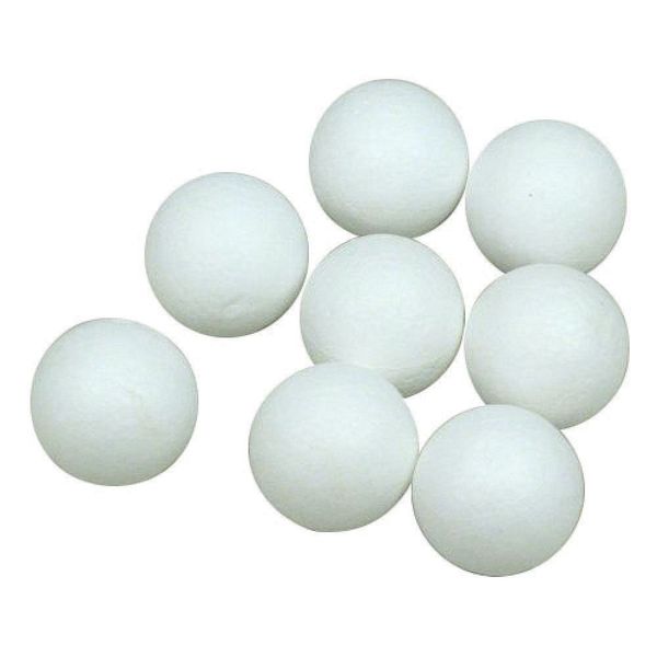 POLYSTYRENE BALL (25MM) PACK of 20