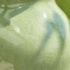 Green & White Flower Vase Pitcher Jug Vase Water Tight Decorative Earthenware Ceramic Table Centrepiece Spring Summer Easter Décor Gift Idea