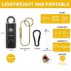 POLICE Personal Alarm Keychain Rechargeable Flashlight Security Pocket Alarm