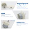 DC 12V Gear Motor High Torque Slow Speed Micro Electric Motor Gearbox 3 RPM 4mm Shaft Diameter