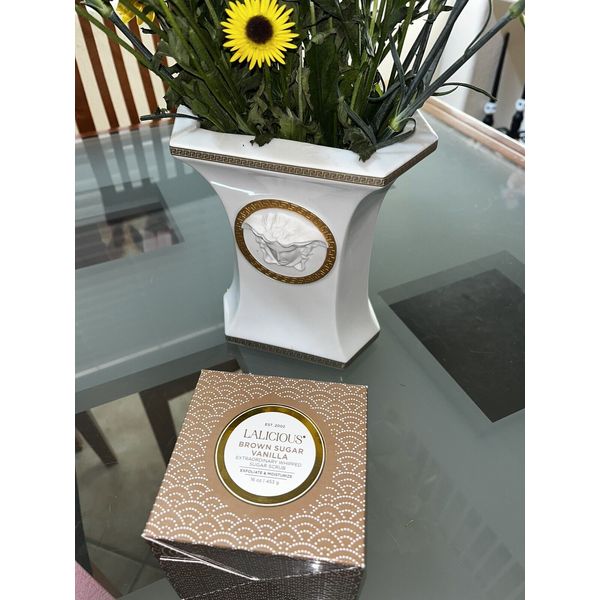 LaLicious Extraordinary Whipped Body Scrub Brown Sugar Vanilla 16oz New