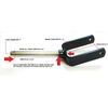 Finish Mower Replacement Fork, 1" Shaft Diameter, 4" Inside Width, 9-1/4" Lenght
