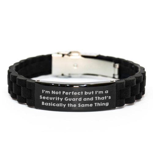 I'm Not Perfect But I'm A Security Guard And That's Actually The Same Thing Funny Gift for Security Guard Valentine's Day Unique Gifts from Husband to Wife