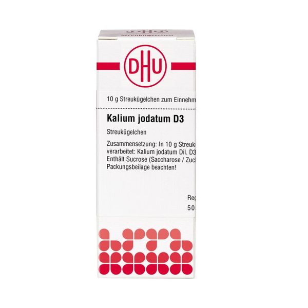 DHU Kalium jodatum D3 Streukügelchen, 10 g Globuli