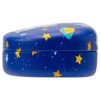 Pearl HO-2 Children's Hard Spring Type Glasses Case, Flag Pattern, Blue