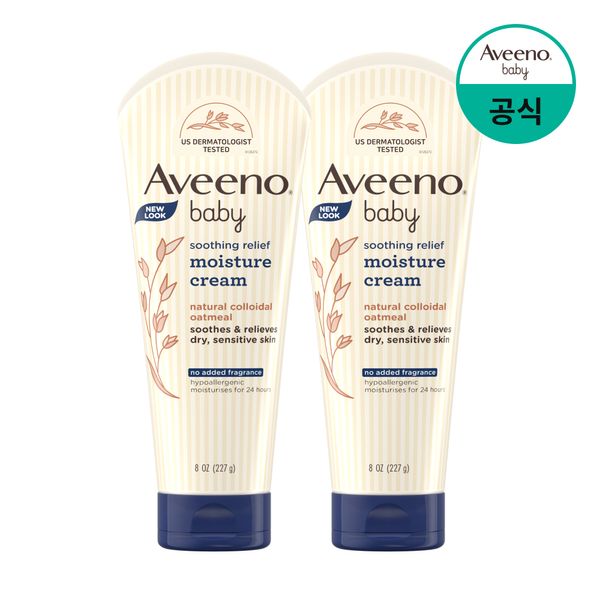 Aveeno Baby Soothing Relief Moisture Cream 227g x2