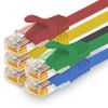 1CONN - 0.25m network cable, Ethernet, Lan & patch cable for maximum internet speed & connects all devices with RJ 45 socket 5 colors 01