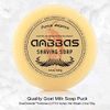 Anbbas Synthetic Shaving Brush with Nylon Bristles,Melamine POP Mug for Lathering and 100g Shaving Soap for Men Close Shave,Women Girls Hair Removal