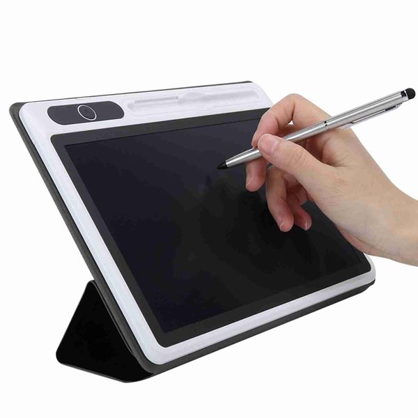 Dpofirs 10 Inch LCD Electronic Notepad, Electronic Graphic Tablet Handwriting Drawing Board, Best for Work & Study, Business Meetings, Temporary (Black
